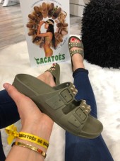 claquette cacatoes femme